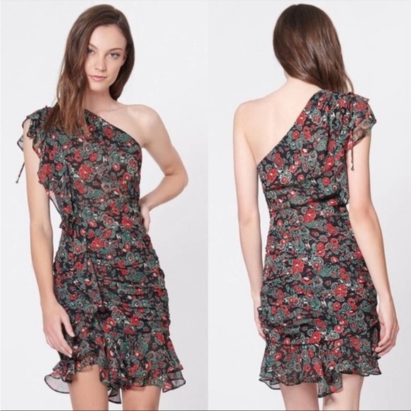 Veronica Beard Dresses & Skirts - NWT Veronica Beard Ballard One Shoulder Ruched Dress 10